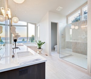 Beautiful Master Bathroom in New Luxury Home